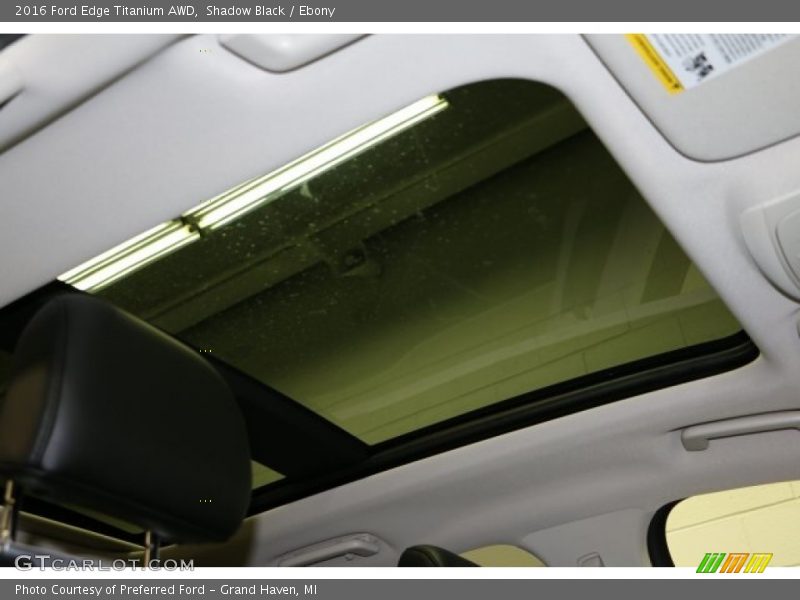 Shadow Black / Ebony 2016 Ford Edge Titanium AWD