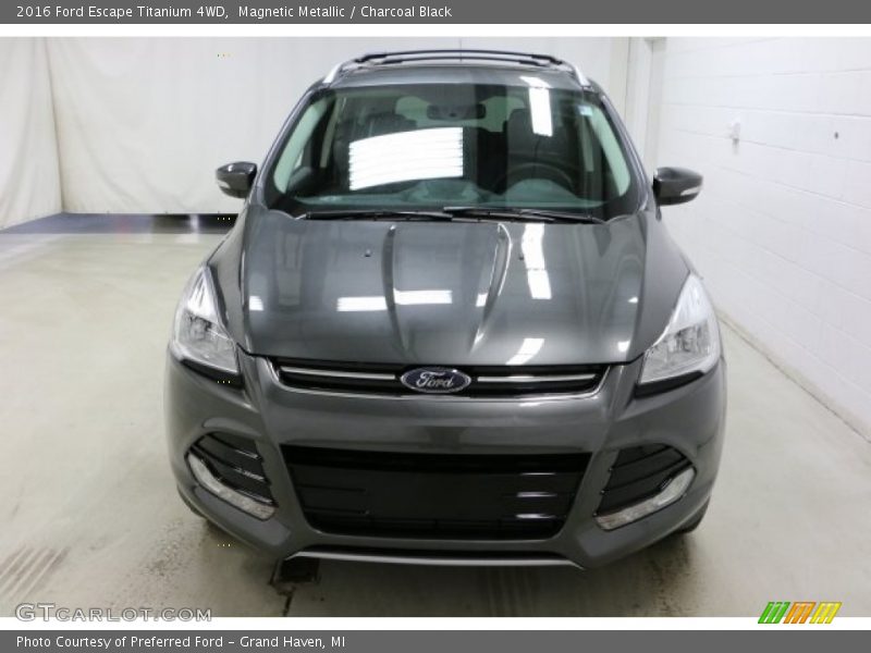 Magnetic Metallic / Charcoal Black 2016 Ford Escape Titanium 4WD