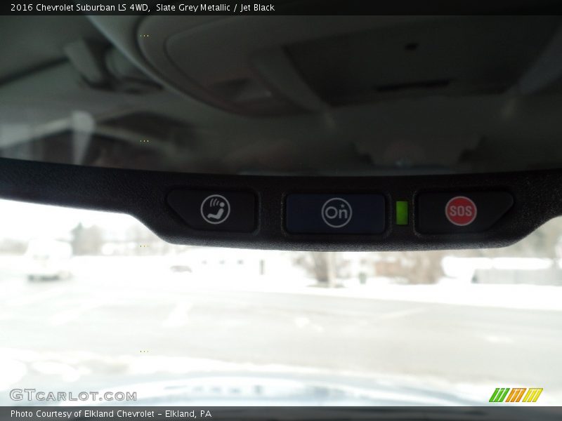 Slate Grey Metallic / Jet Black 2016 Chevrolet Suburban LS 4WD