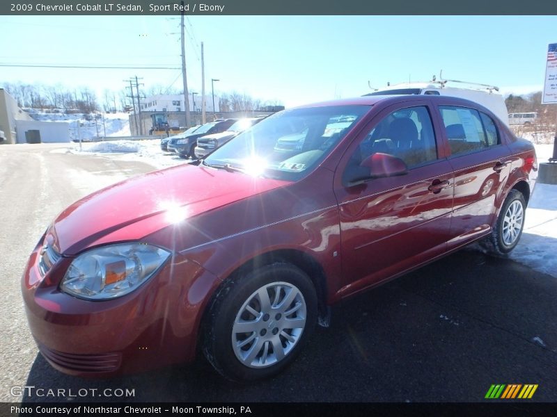 Sport Red / Ebony 2009 Chevrolet Cobalt LT Sedan