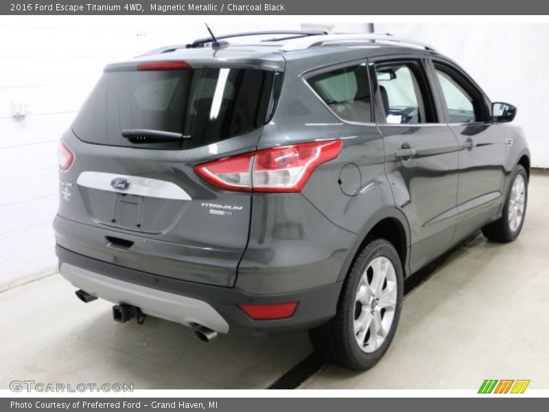 Magnetic Metallic / Charcoal Black 2016 Ford Escape Titanium 4WD