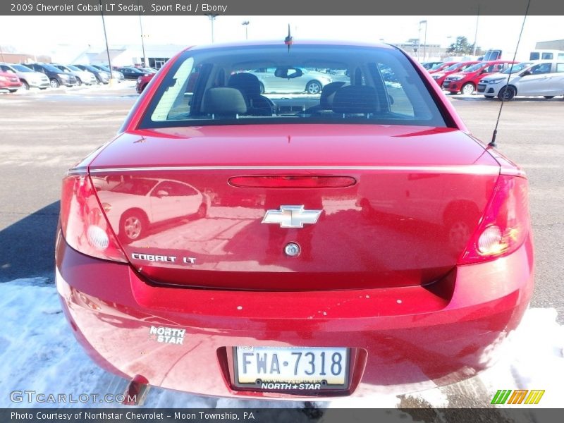 Sport Red / Ebony 2009 Chevrolet Cobalt LT Sedan