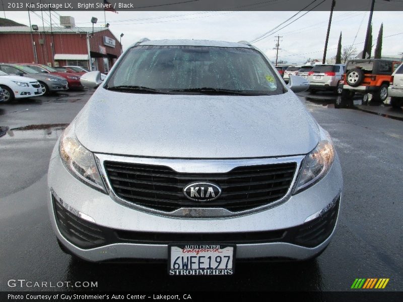 Bright Silver / Black 2013 Kia Sportage LX