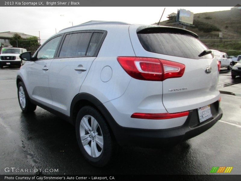 Bright Silver / Black 2013 Kia Sportage LX