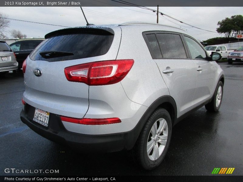 Bright Silver / Black 2013 Kia Sportage LX