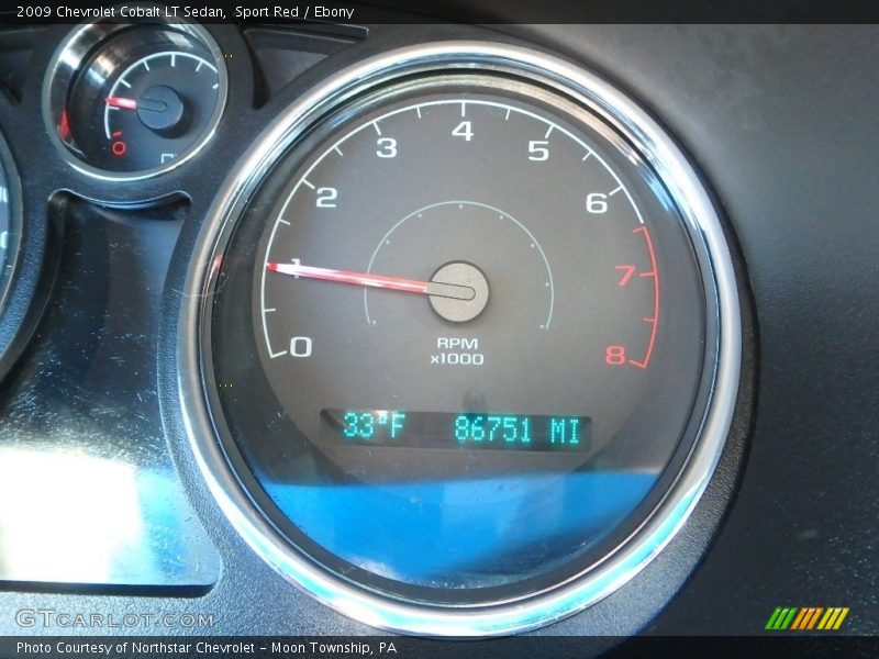 Sport Red / Ebony 2009 Chevrolet Cobalt LT Sedan
