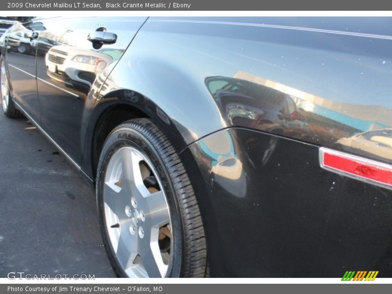 Black Granite Metallic / Ebony 2009 Chevrolet Malibu LT Sedan