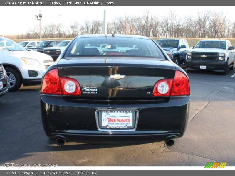 Black Granite Metallic / Ebony 2009 Chevrolet Malibu LT Sedan