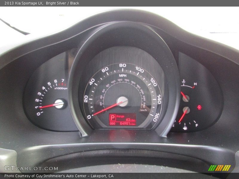 Bright Silver / Black 2013 Kia Sportage LX