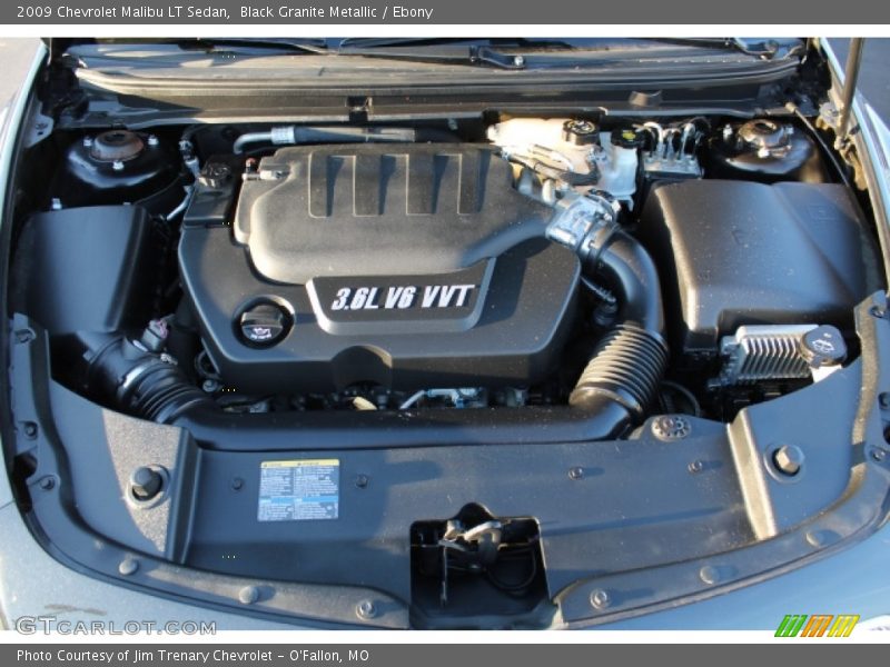 Black Granite Metallic / Ebony 2009 Chevrolet Malibu LT Sedan