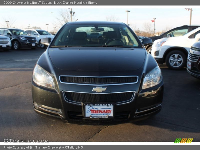 Black Granite Metallic / Ebony 2009 Chevrolet Malibu LT Sedan