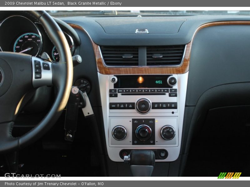 Black Granite Metallic / Ebony 2009 Chevrolet Malibu LT Sedan