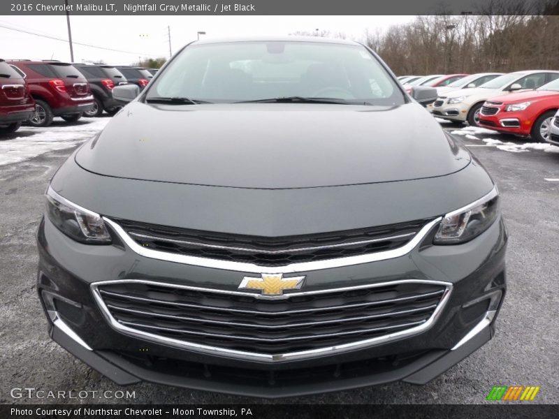 Nightfall Gray Metallic / Jet Black 2016 Chevrolet Malibu LT