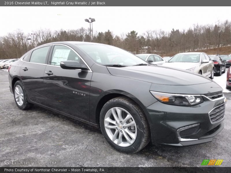 Nightfall Gray Metallic / Jet Black 2016 Chevrolet Malibu LT