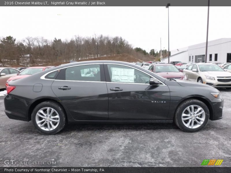 Nightfall Gray Metallic / Jet Black 2016 Chevrolet Malibu LT