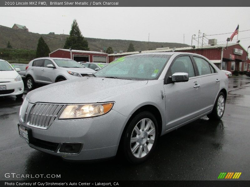 Brilliant Silver Metallic / Dark Charcoal 2010 Lincoln MKZ FWD