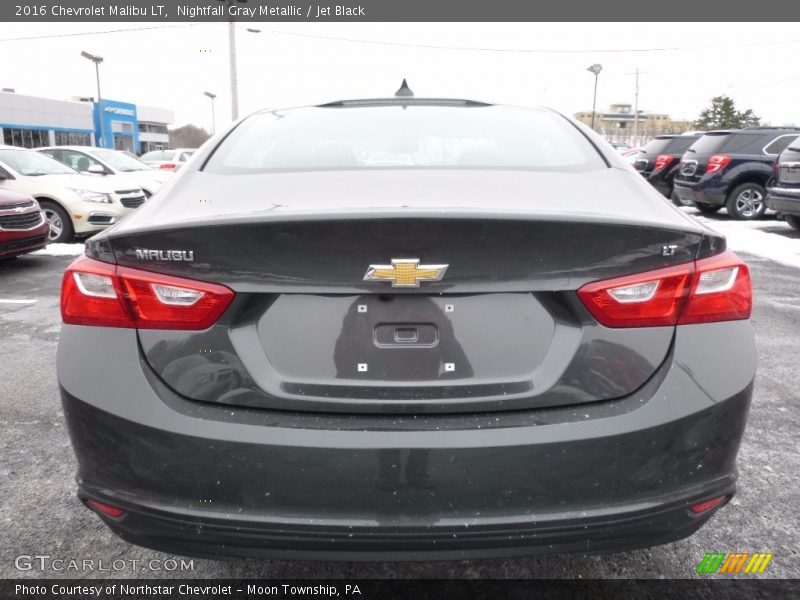 Nightfall Gray Metallic / Jet Black 2016 Chevrolet Malibu LT