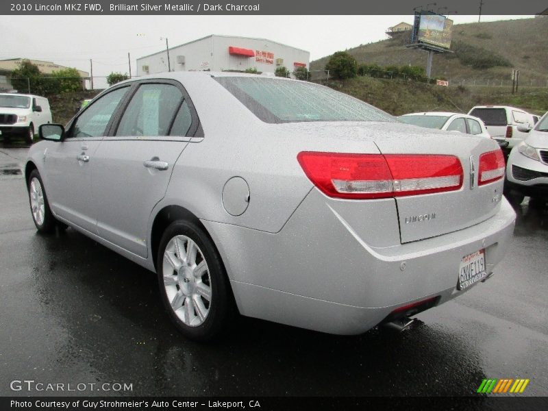 Brilliant Silver Metallic / Dark Charcoal 2010 Lincoln MKZ FWD