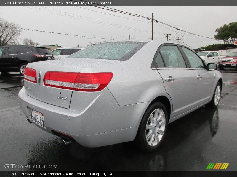 Brilliant Silver Metallic / Dark Charcoal 2010 Lincoln MKZ FWD