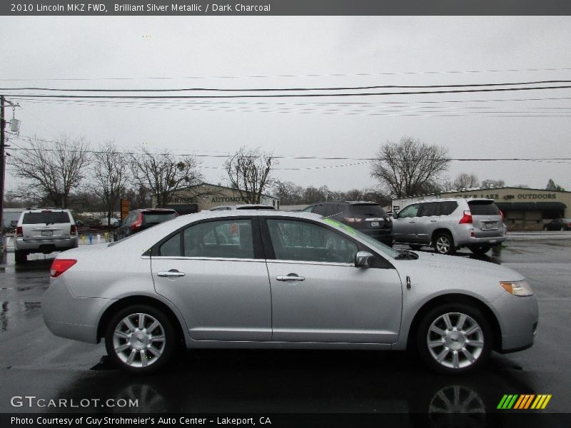 Brilliant Silver Metallic / Dark Charcoal 2010 Lincoln MKZ FWD