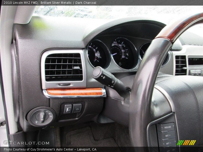 Brilliant Silver Metallic / Dark Charcoal 2010 Lincoln MKZ FWD