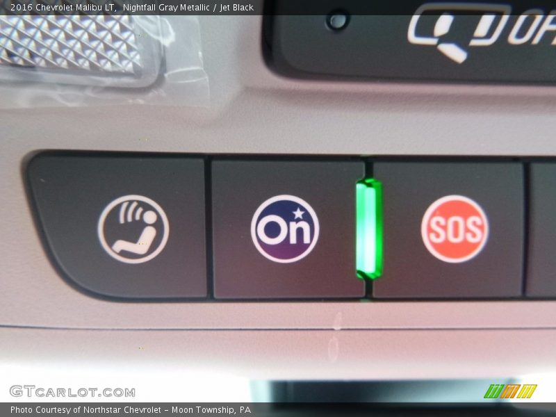 Nightfall Gray Metallic / Jet Black 2016 Chevrolet Malibu LT