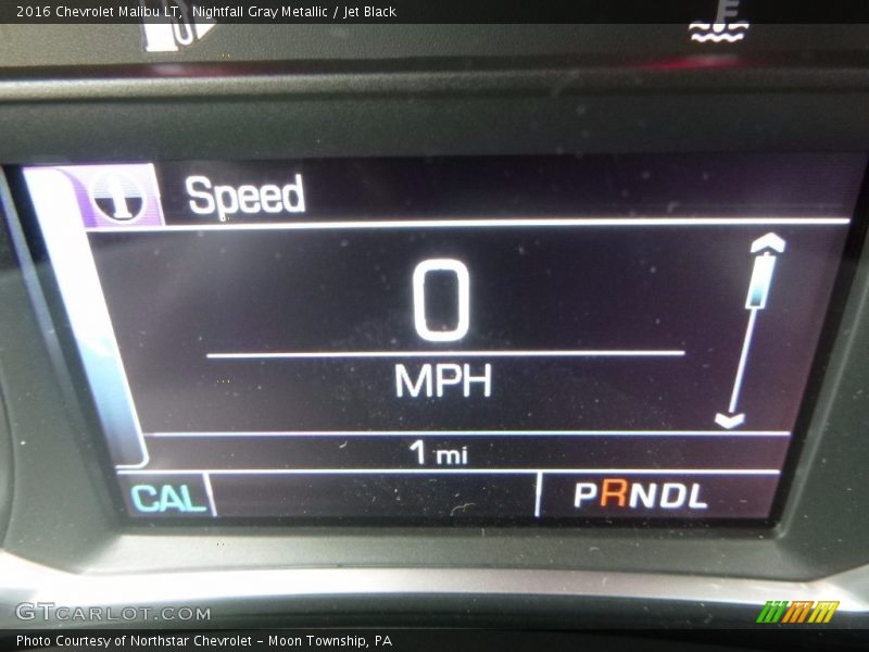 Nightfall Gray Metallic / Jet Black 2016 Chevrolet Malibu LT