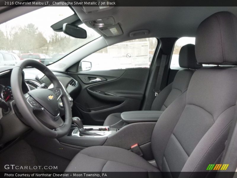 Champagne Silver Metallic / Jet Black 2016 Chevrolet Malibu LT