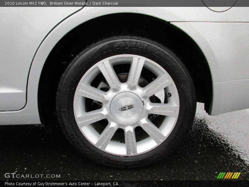 Brilliant Silver Metallic / Dark Charcoal 2010 Lincoln MKZ FWD