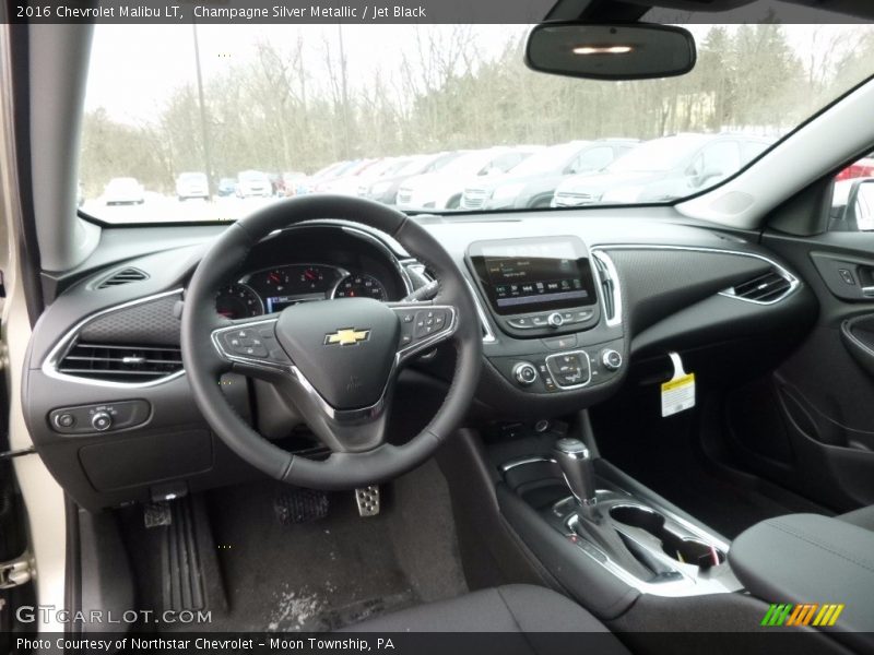 Champagne Silver Metallic / Jet Black 2016 Chevrolet Malibu LT