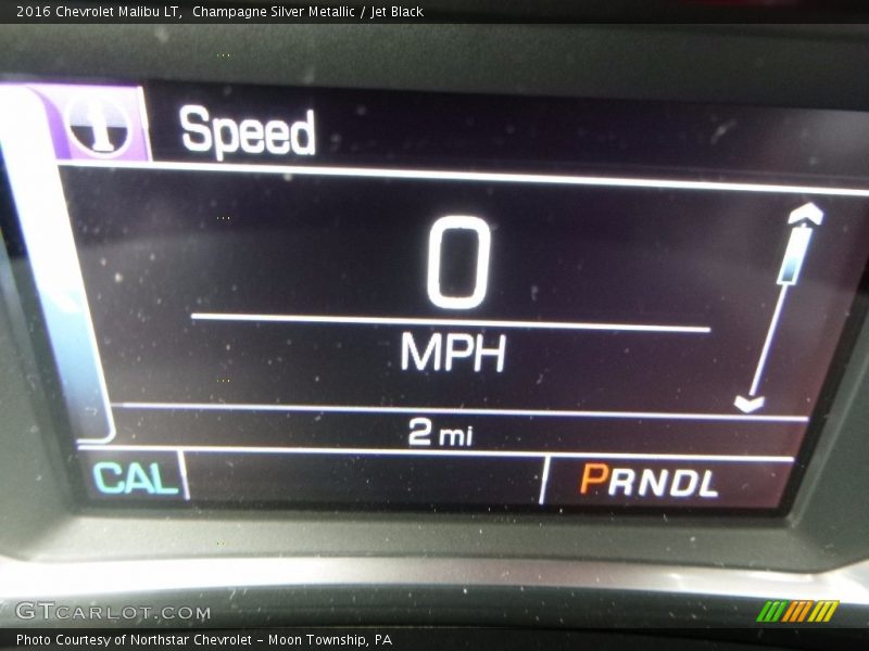Champagne Silver Metallic / Jet Black 2016 Chevrolet Malibu LT