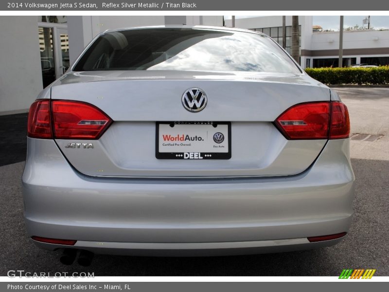 Reflex Silver Metallic / Titan Black 2014 Volkswagen Jetta S Sedan