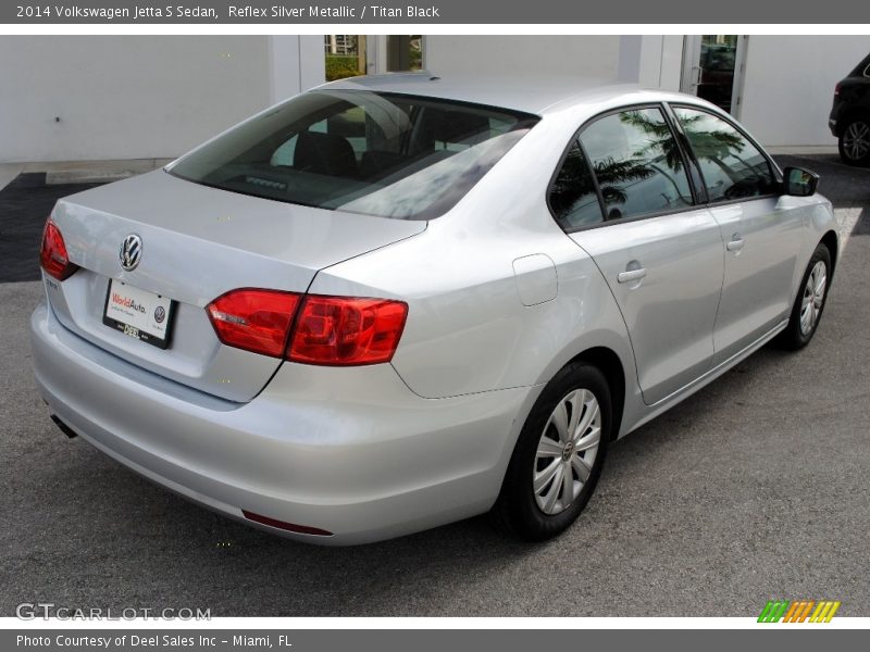 Reflex Silver Metallic / Titan Black 2014 Volkswagen Jetta S Sedan