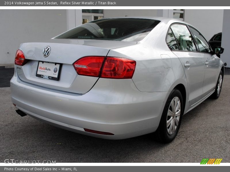 Reflex Silver Metallic / Titan Black 2014 Volkswagen Jetta S Sedan