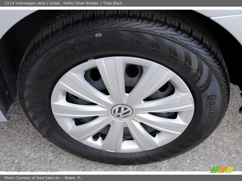 Reflex Silver Metallic / Titan Black 2014 Volkswagen Jetta S Sedan