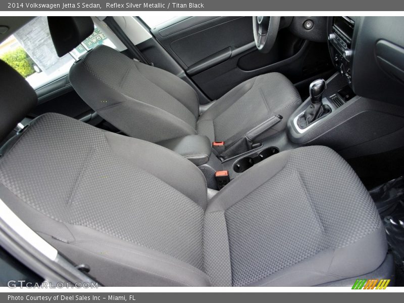 Reflex Silver Metallic / Titan Black 2014 Volkswagen Jetta S Sedan