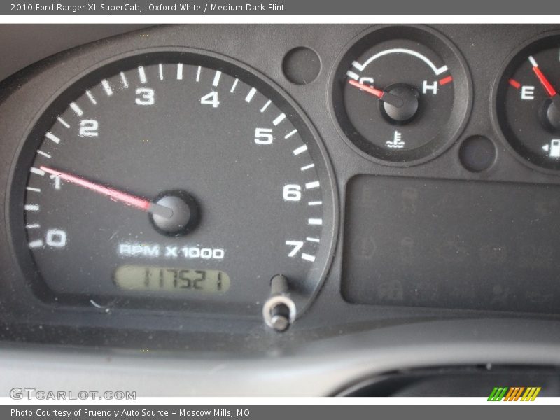 Oxford White / Medium Dark Flint 2010 Ford Ranger XL SuperCab