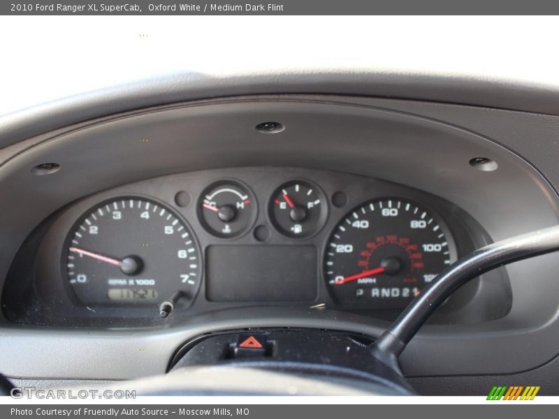 Oxford White / Medium Dark Flint 2010 Ford Ranger XL SuperCab