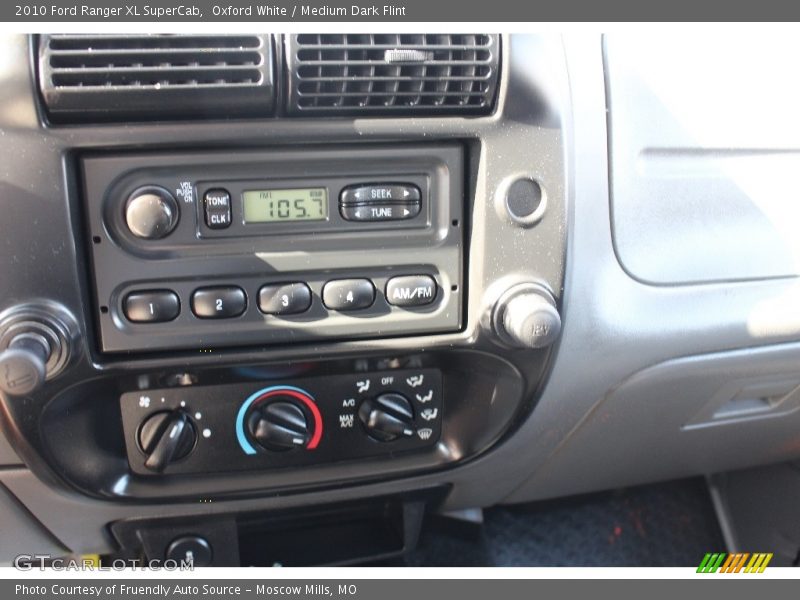 Oxford White / Medium Dark Flint 2010 Ford Ranger XL SuperCab