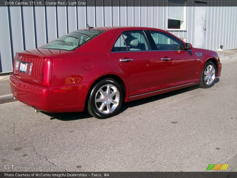 Crystal Red / Light Gray 2008 Cadillac STS V8