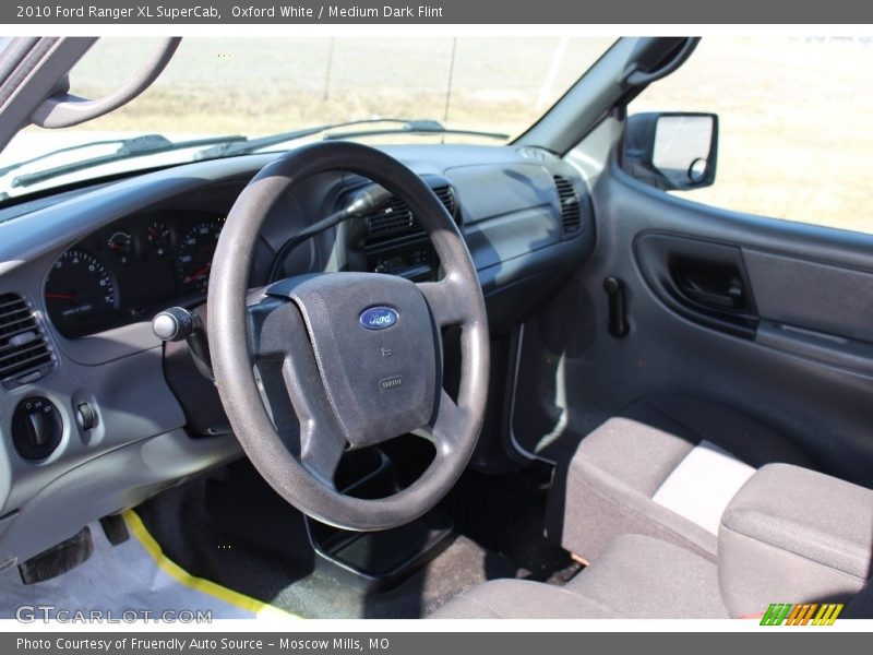 Oxford White / Medium Dark Flint 2010 Ford Ranger XL SuperCab