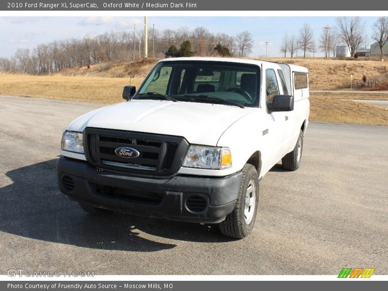 Oxford White / Medium Dark Flint 2010 Ford Ranger XL SuperCab