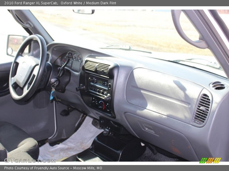 Oxford White / Medium Dark Flint 2010 Ford Ranger XL SuperCab