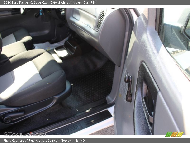 Oxford White / Medium Dark Flint 2010 Ford Ranger XL SuperCab
