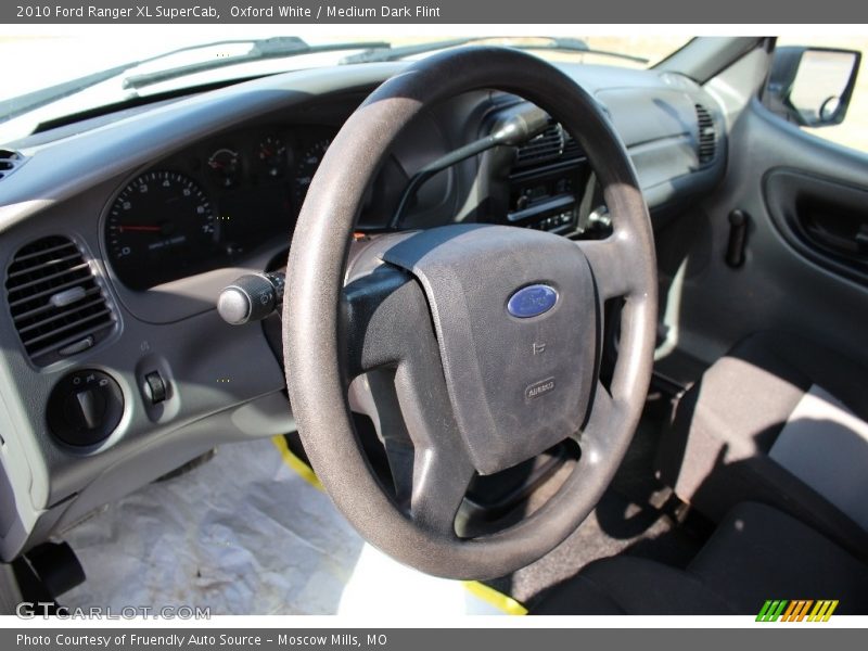 Oxford White / Medium Dark Flint 2010 Ford Ranger XL SuperCab