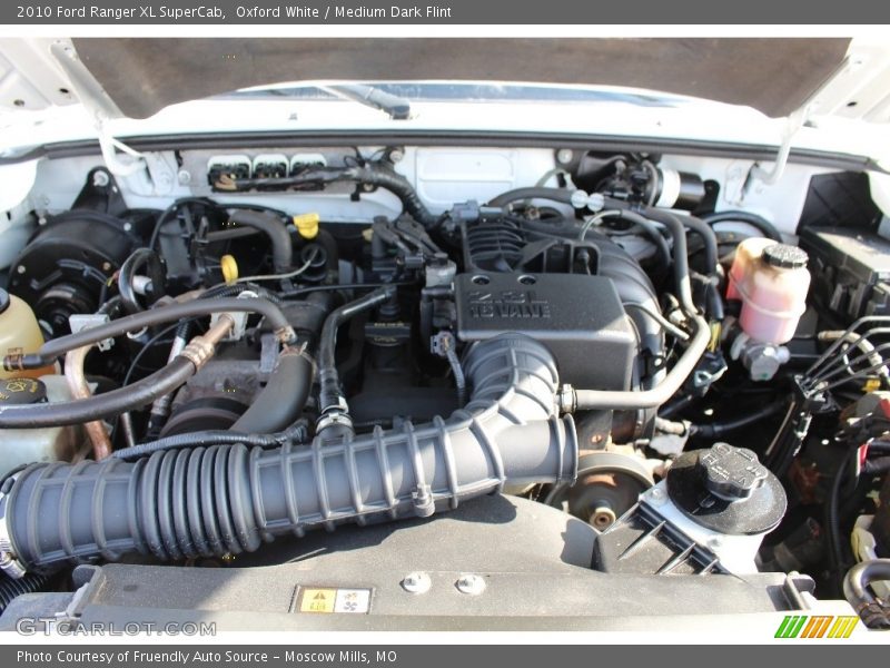 Oxford White / Medium Dark Flint 2010 Ford Ranger XL SuperCab