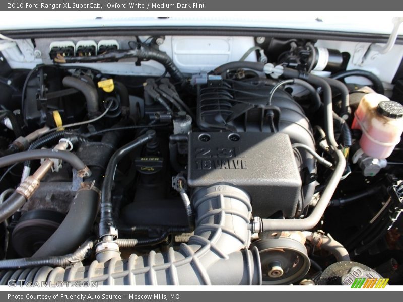Oxford White / Medium Dark Flint 2010 Ford Ranger XL SuperCab