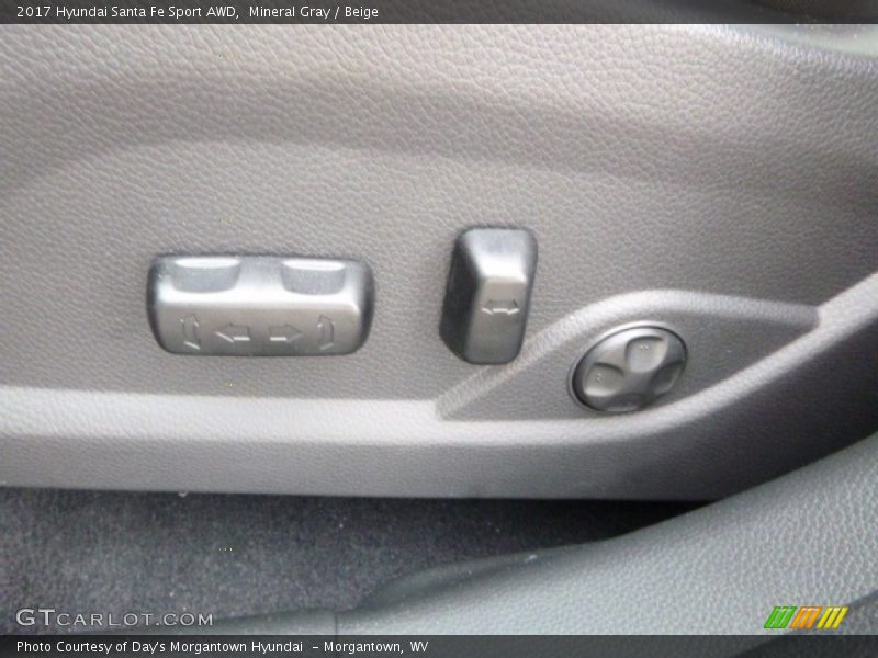 Mineral Gray / Beige 2017 Hyundai Santa Fe Sport AWD