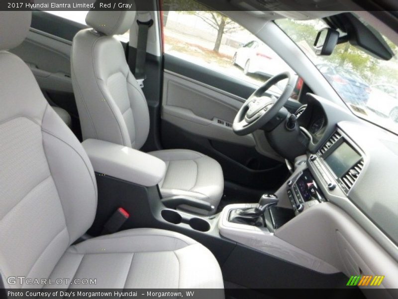 Red / Gray 2017 Hyundai Elantra Limited