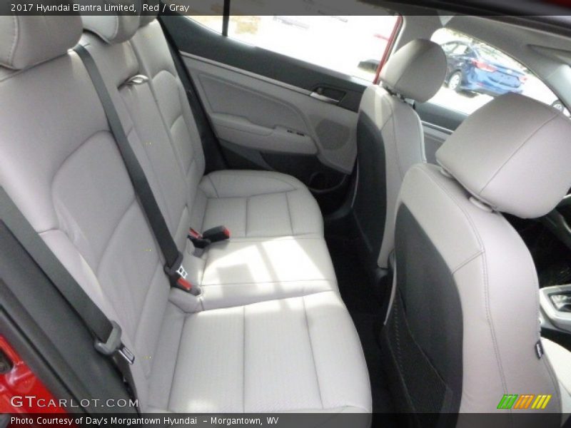 Red / Gray 2017 Hyundai Elantra Limited
